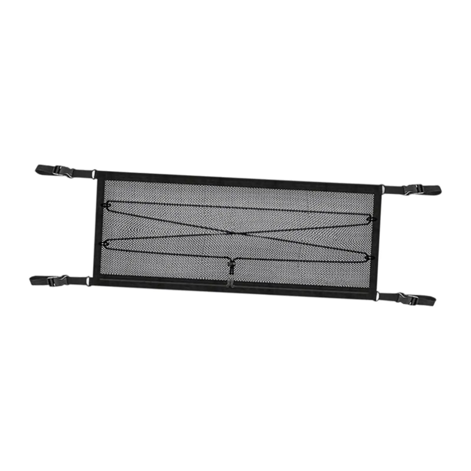 Rete portaoggetti pieghevole riutilizzabile universale per vagone da trekking, organizer per rete da carico con fibbie per giardinaggio, shopping, pesca, viaggio sportivo