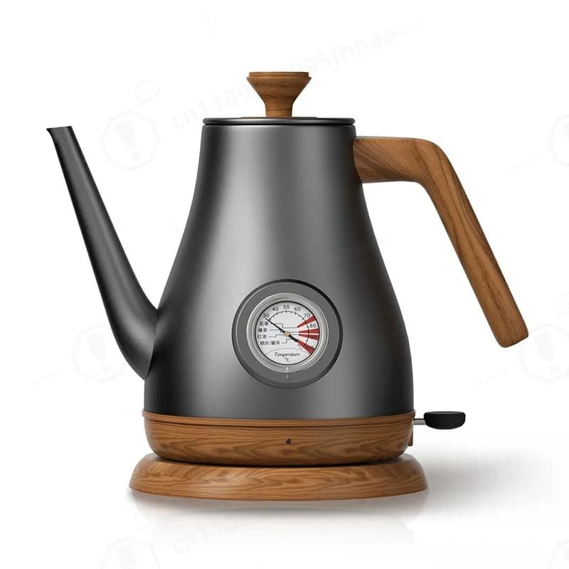 Retro Small Long Spout Electric Kettle Constant Temperature Insulated Water Pot Household Tea Brewing Kettle