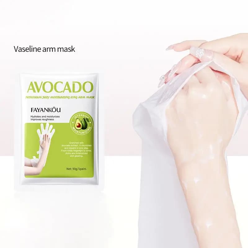 1Pair Avocado Moisturizing Hand Mask Hands Remove Dead Skin Rejuvenating Nourishing Hydrating Hand Mask Hands Skin Care Product