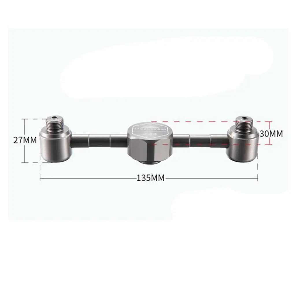 Aluminium Alloy Camping Stove Adapter Dual Head Gas Splitter Outdoor Cooking Equipment for Camping