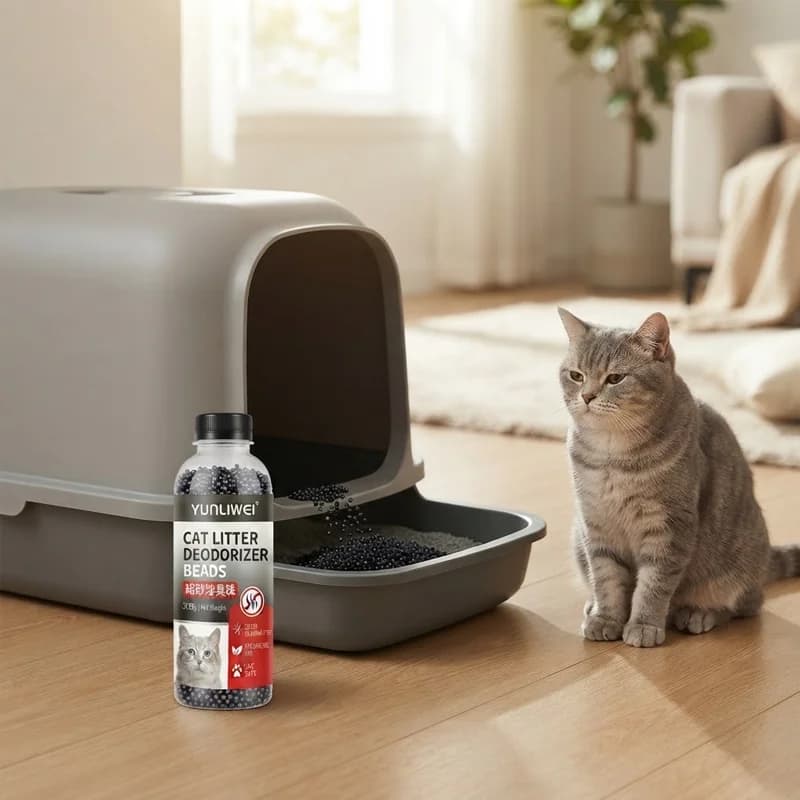 Activated Carbon Cat Litter Deodorizer 300g Fresh Odor Control Beads Low Dust Eco Friendly Natural for Cat Toilet Pet Yunliwei
