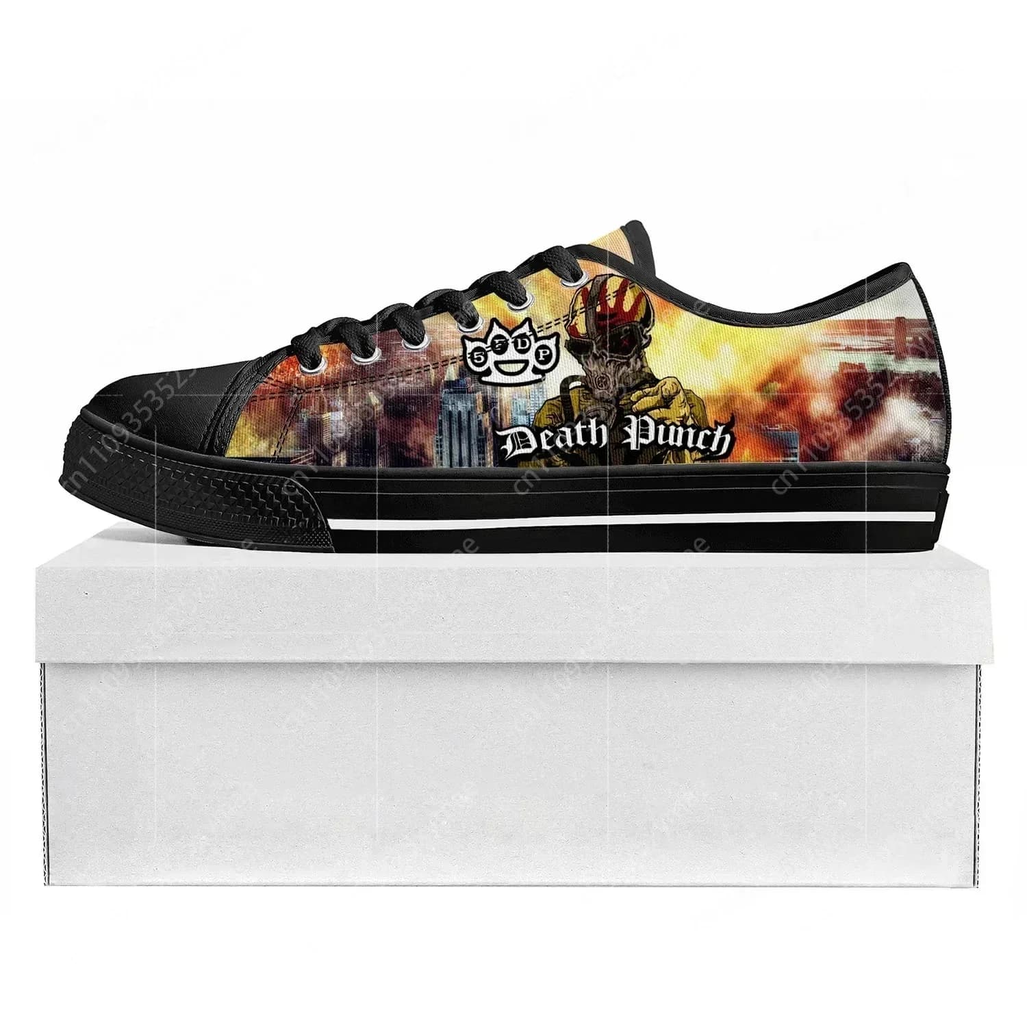 Five Finger Death Punch Low Top Sneakers Mens Womens Teenager Canvas Sneaker Prode Casual Couple Shoes Custom Shoe