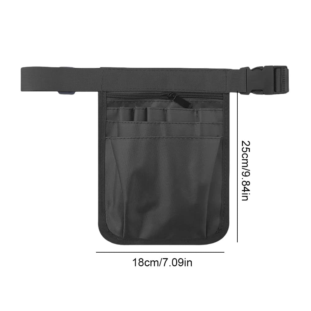 Marsupio da cameriere con tasche, borsa da lavoro regolabile per servizio, marsupio porta soldi e attrezzi per ristoranti, giardinaggio, infermieristica