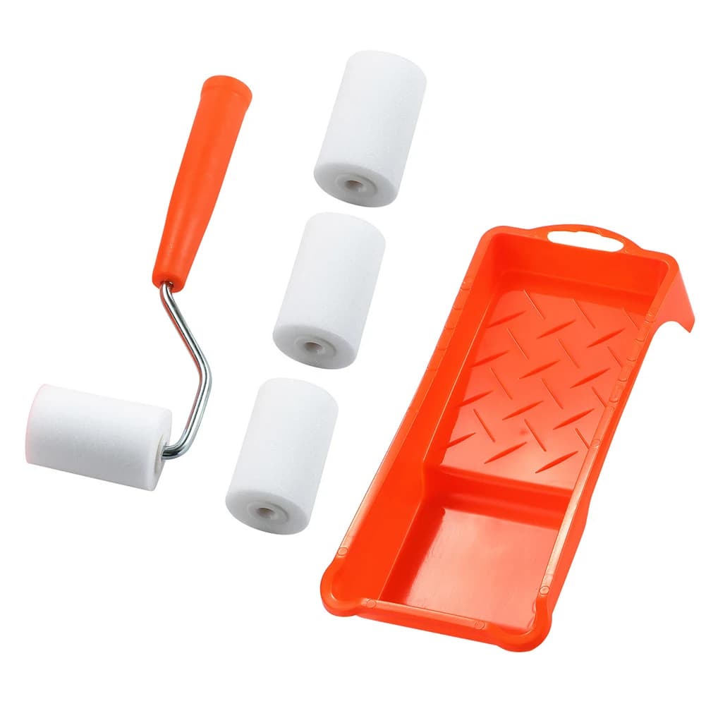 2 inch painting roller, high density foam roller, painting tray coating, mural painting tools