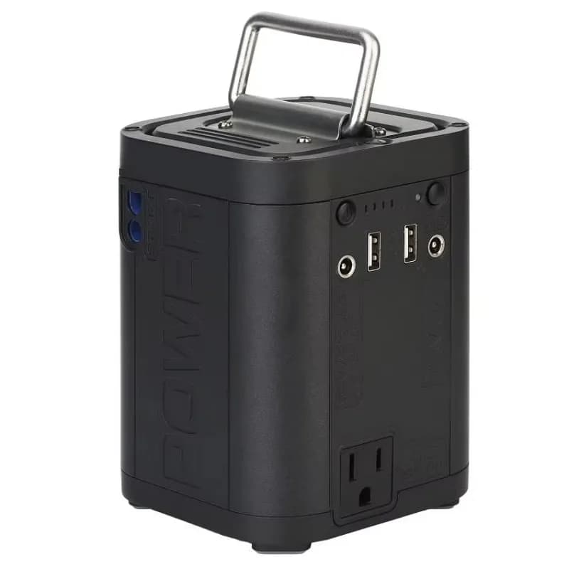 # c Avviatore di emergenza per mini centrale elettrica da 100 W con carica solare leggera da campeggio con inverter di potenza