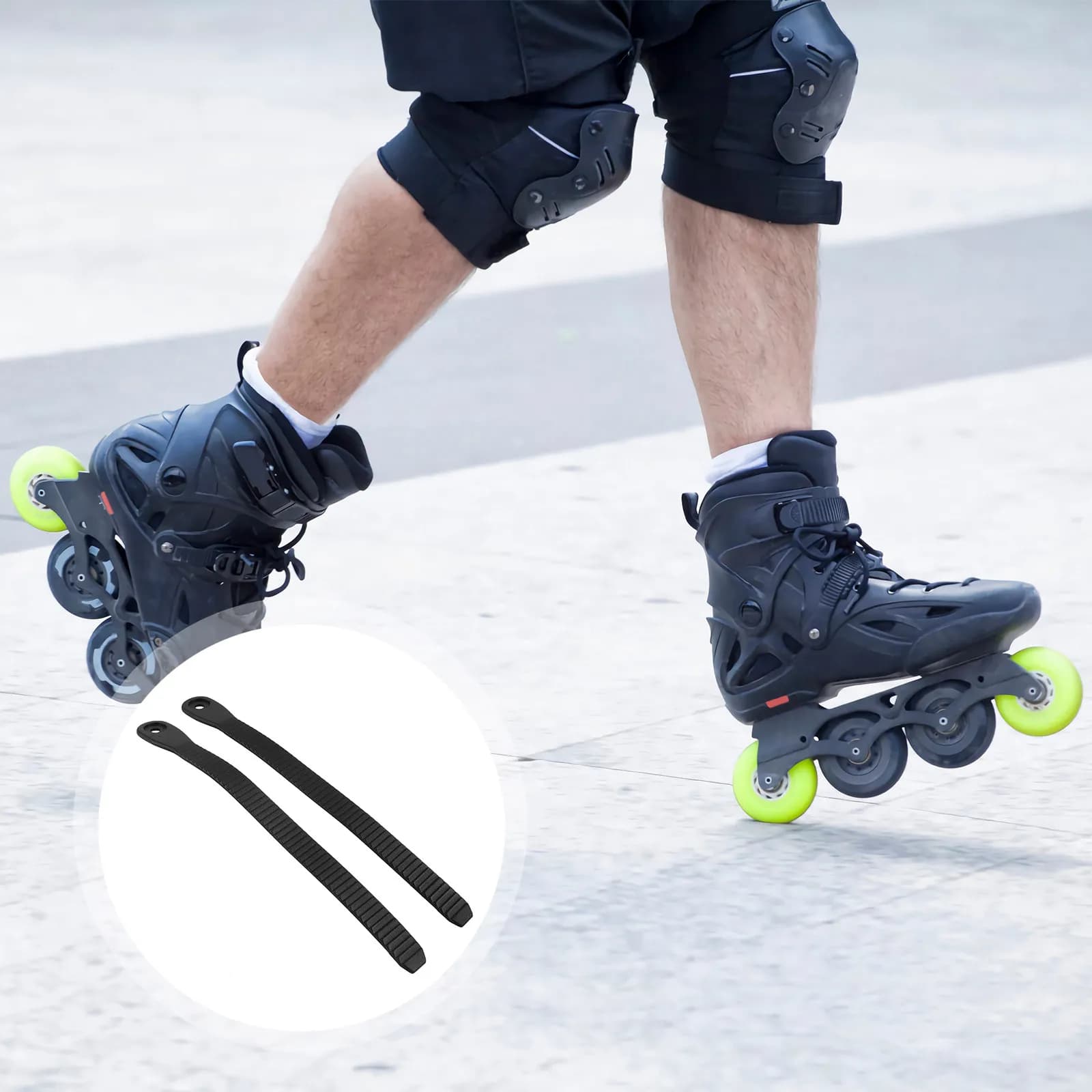 2 Pcs Hockey Skate Tightener Ice Skates Accessories Inline Strap Buckle Replacement Straps Supplies Fixing