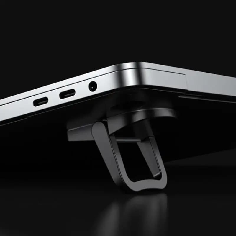 Supporto Portatile per Laptop, Supporto Pieghevole per Tastiera Computer, Mini Supporto Regolabile per Computer, Riser con Raffreddamento per Laptop
