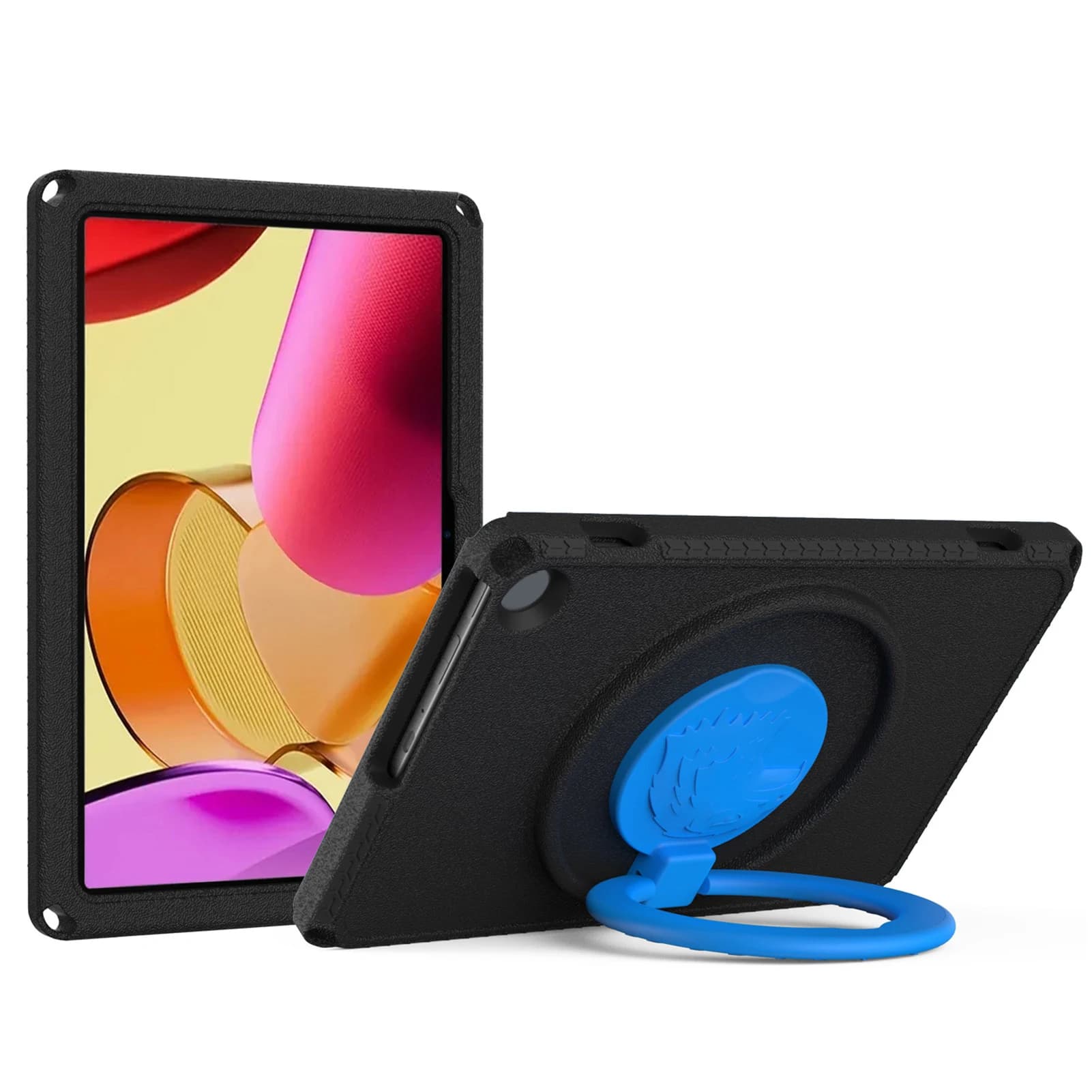 Protezione Antiurto per Tablet in EVA con Manico Girevole, Custodia Protettiva per Kindle Fire Max 11", Resistente agli Urti e Lavabile