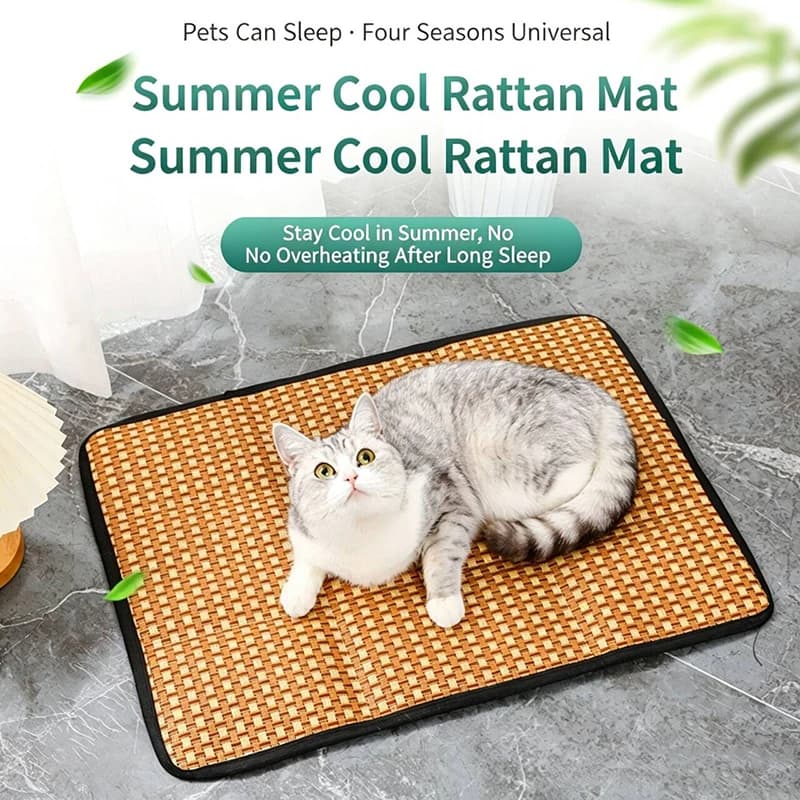 Cuscino Refrigerante Estivo per Cani e Gatti, Tappetino Rinfrescante per Divano per Gatti di Piccola e Media Taglia, Cuccia Comoda e Resistente all'Usura per Animali Domestici, Articoli per Animali Domestici