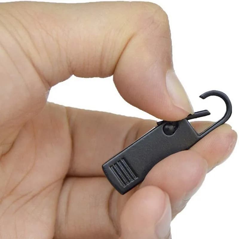 10 Pezzi Tirazip per Cerniere, Kit di Riparazione Istantanea per Cerniere, Ricambio per Fibbie Rotte, Testa di Cerniera per Borse da Viaggio e Valigie, Fai da Te, Cucito e Artigianato