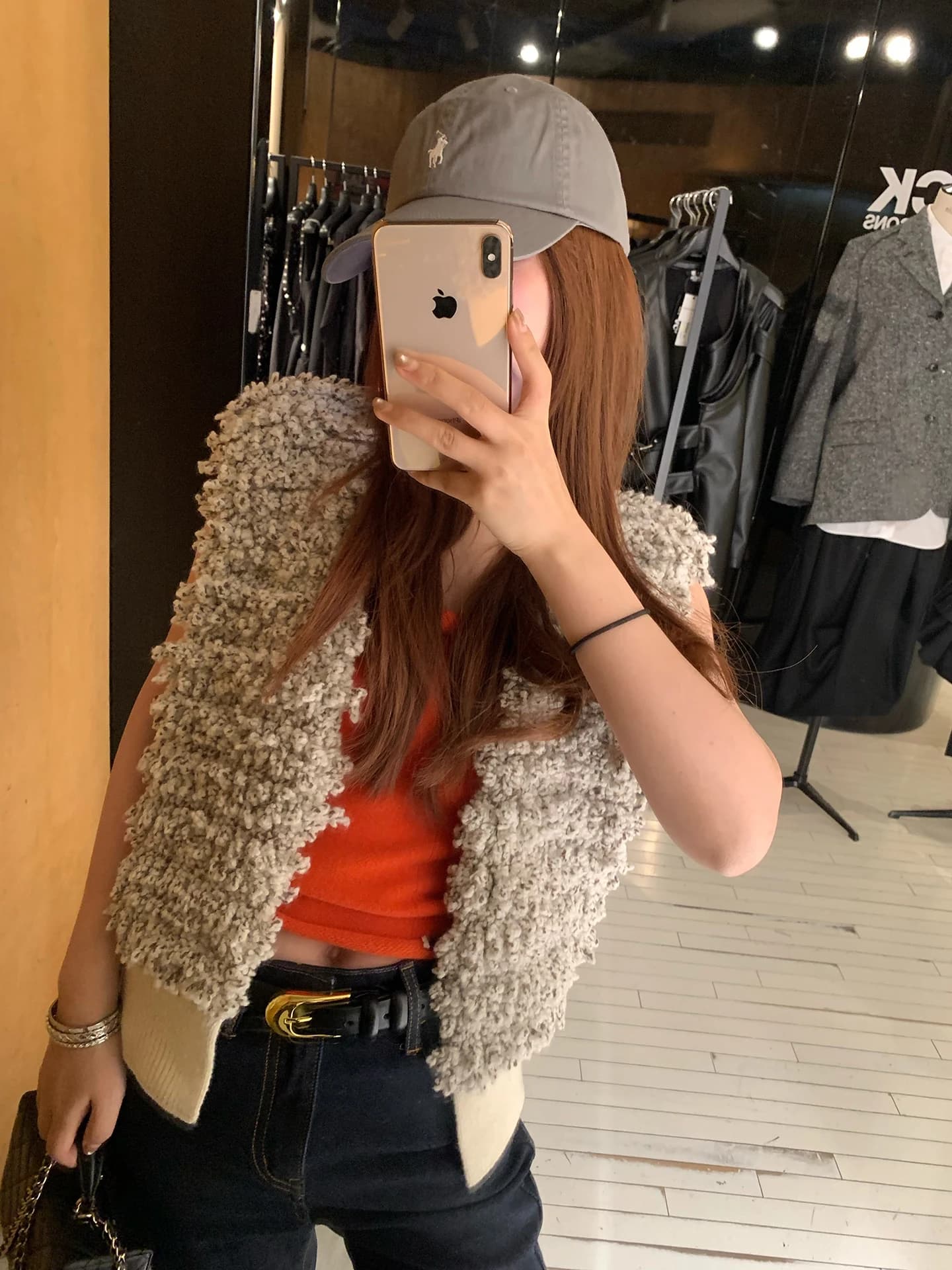 Gilet in Lana Grezza Intrecciata a Mano, Maglia Circolare, Stile Commute, Collo Rotondo, Abbigliamento Intimo da Donna, 98% Lana, 2% Nylon