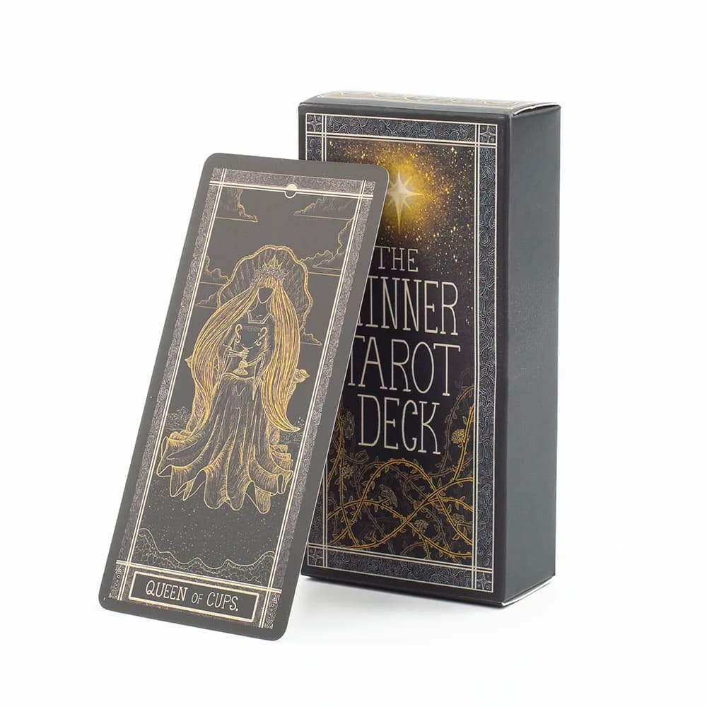 The Kinner Tarot Deck 11.3*5.5CM Gioco da tavolo versione inglese con 78 carte per principianti e appassionati