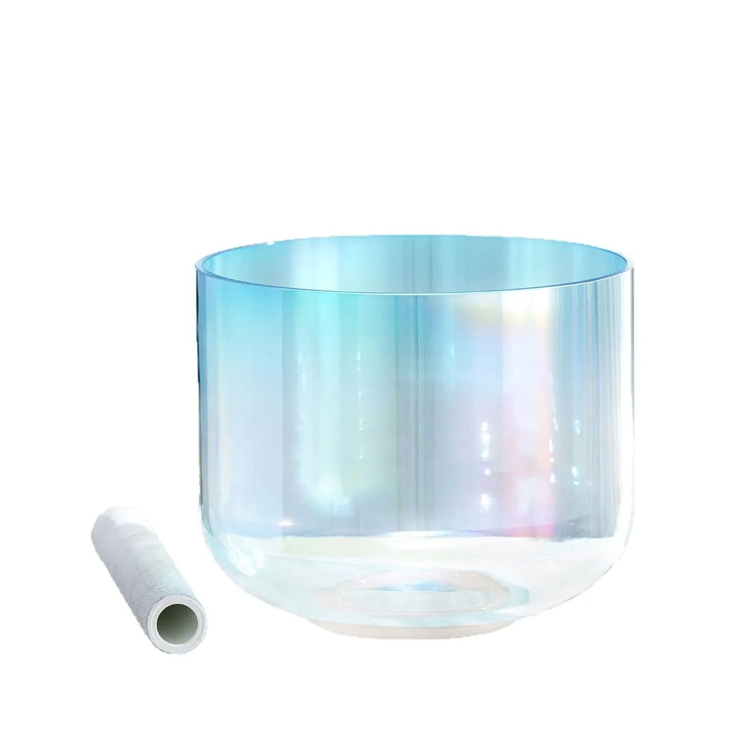 Colored Alchemy Crystal Bowl Quartz Crystal Singing Bowl Yoga Sound Therapy Percussion Instrument Crystal Music Bowl