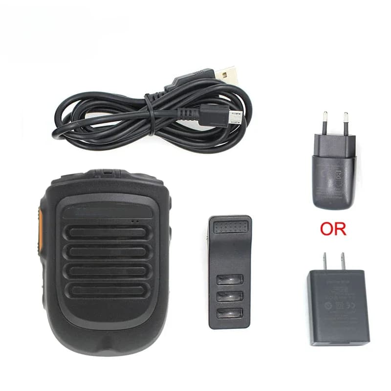 B01 Zello Mini Wireless Bluetooth 4.2 Vivavoce PTT Microphone Speaker for Android or IOS Phone Network Radio Walkie Talkie