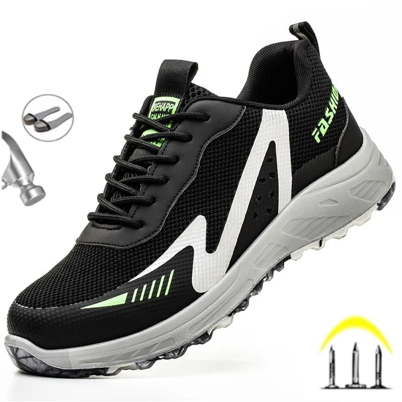 Isolamento alla moda 6KV Puntale in plastica Scarpe di protezione del lavoro Anti chiodo Indistruttibile Stivali di sicurezza sul lavoro Sneakers Calzature maschili