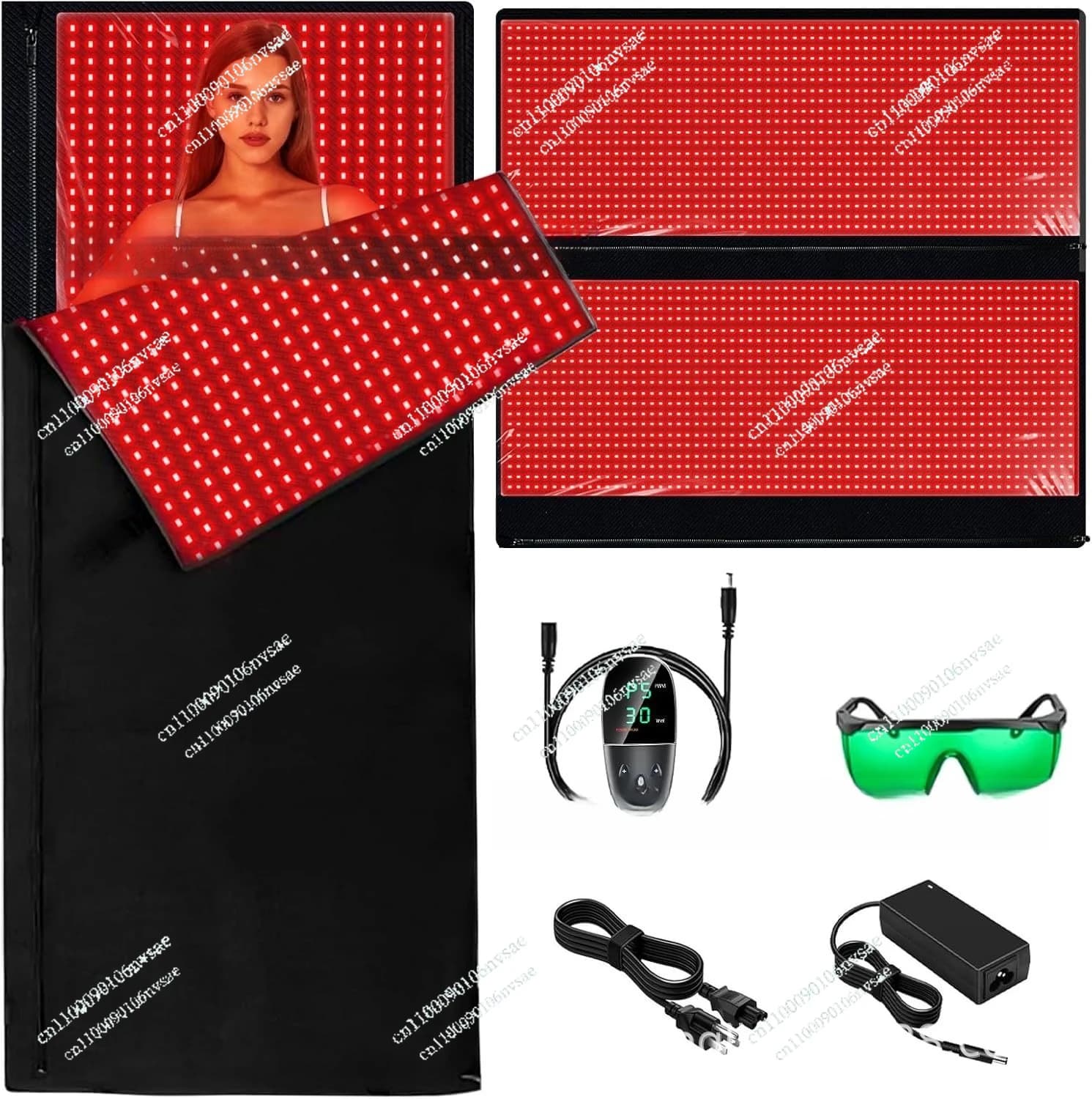Red-light heated sleeping bag, red-light physiotherapy sleeping bag 1.8* 0.8 meters