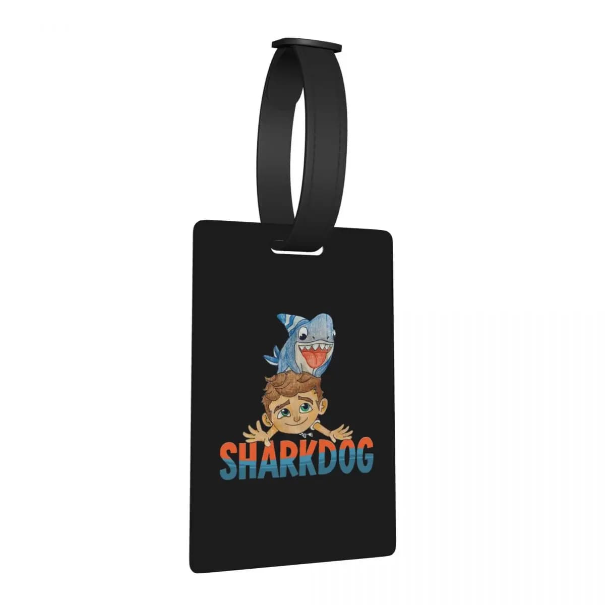 Etichette per Bagagli Sharkdog, Accessori per Valigie, Tag per Bagaglio da Viaggio, Porta Etichetta con Nome e Indirizzo