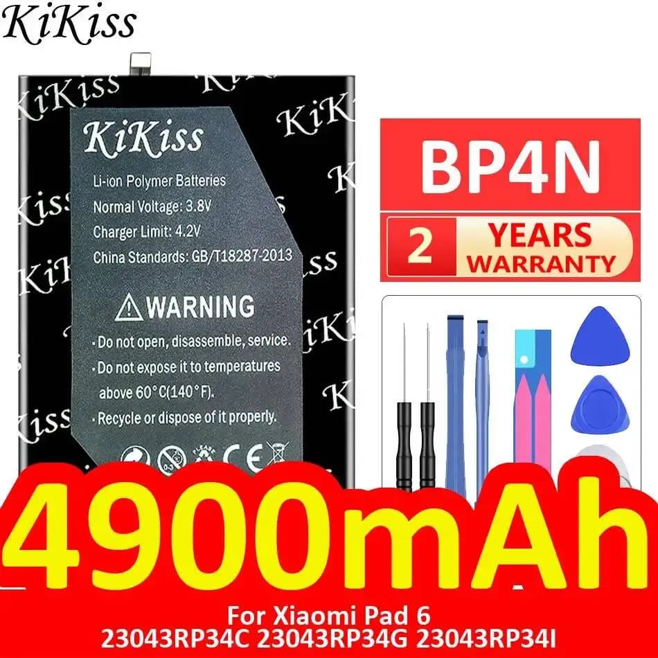 Batteria per tablet a lunga durata 4900mAh BP4N per Xiaomi Pad 6 23043RP34C 23043RP34G 23043RP34I