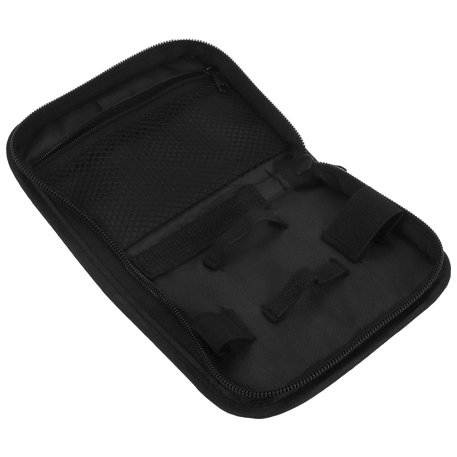 Custodia Portatile Nera per Glucometro, Borsa Organizer per Forniture Diabetici, Custodia da Viaggio Antiurto per Monitor della Glicemia