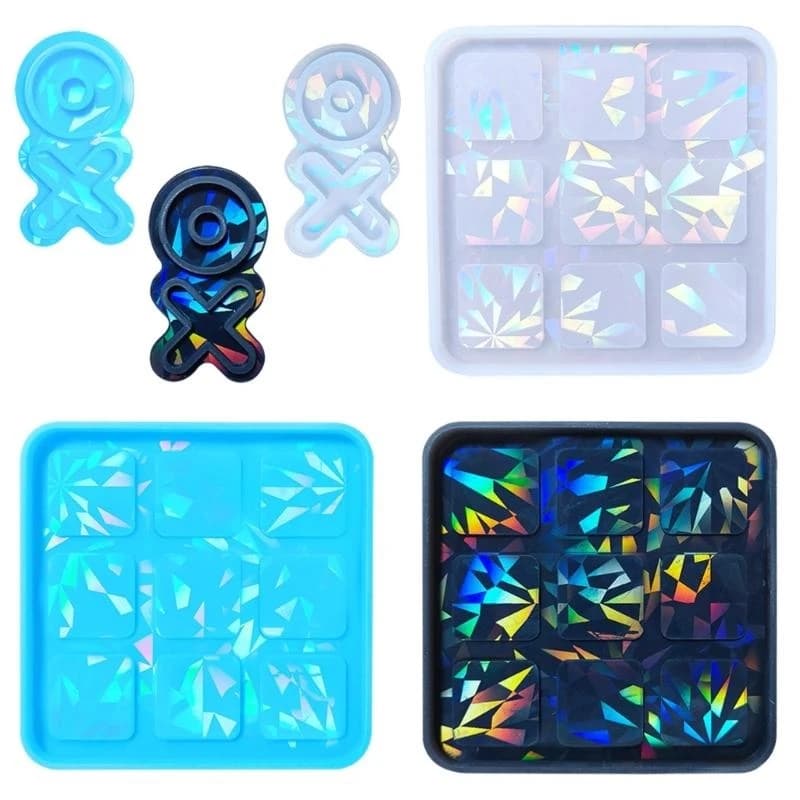 Game da tavolo unico Silicone Stampo Game Resin Stampo Modice scacchi