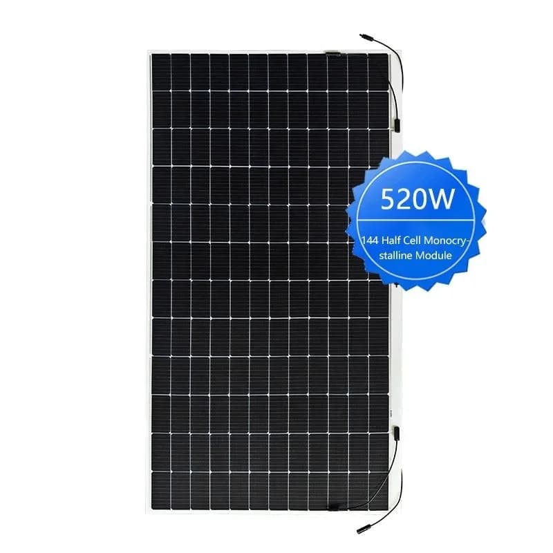 Changzhi 520W 19.3% High Efficiency Lightweight Single Household Flexible Bendable Solar Panel Kit for RV Boat