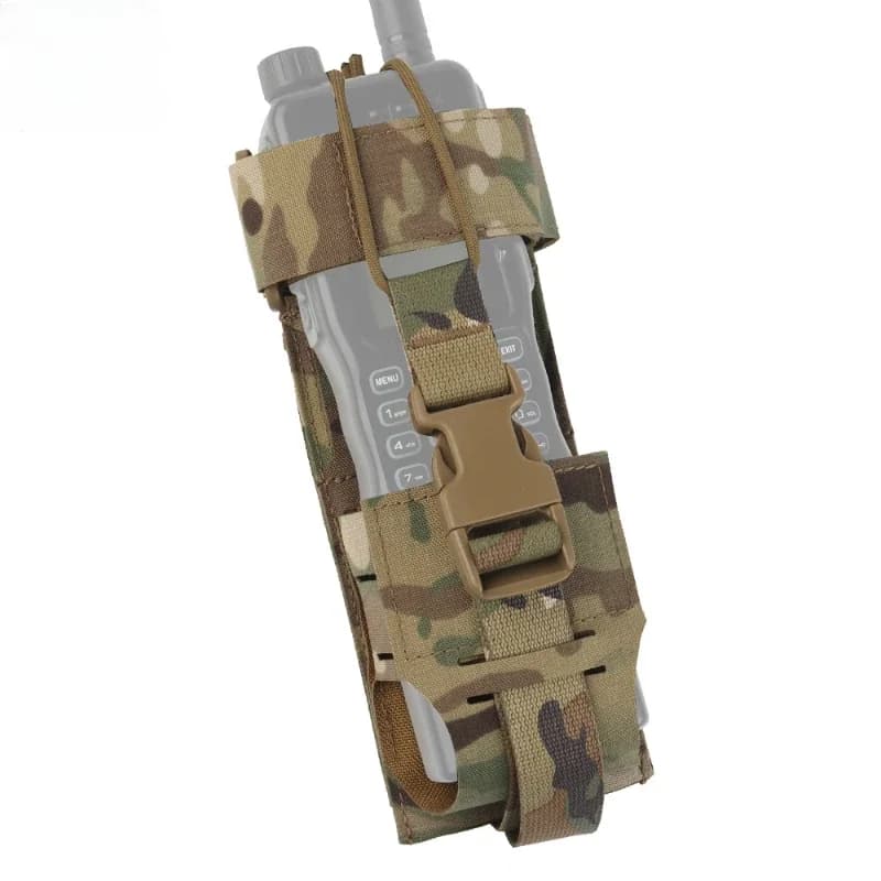 MOLLE Pouch Radio Case modulare a sgancio rapido Multi-radio Walkie talkie custodia regolabile per PRC152 163