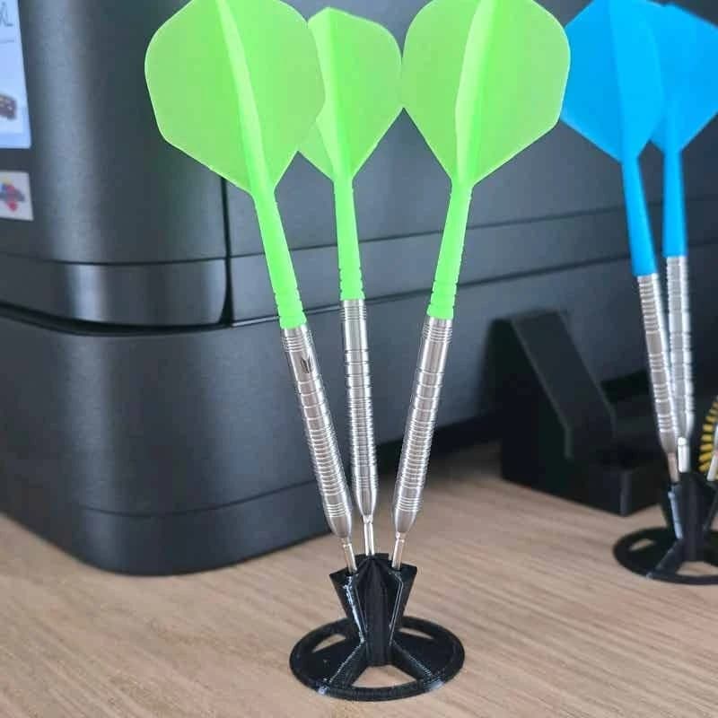 Desktop Dart Holder Stand Tabletop Dart Display Rack Organizer for Game Room Bar Party Home Office Use