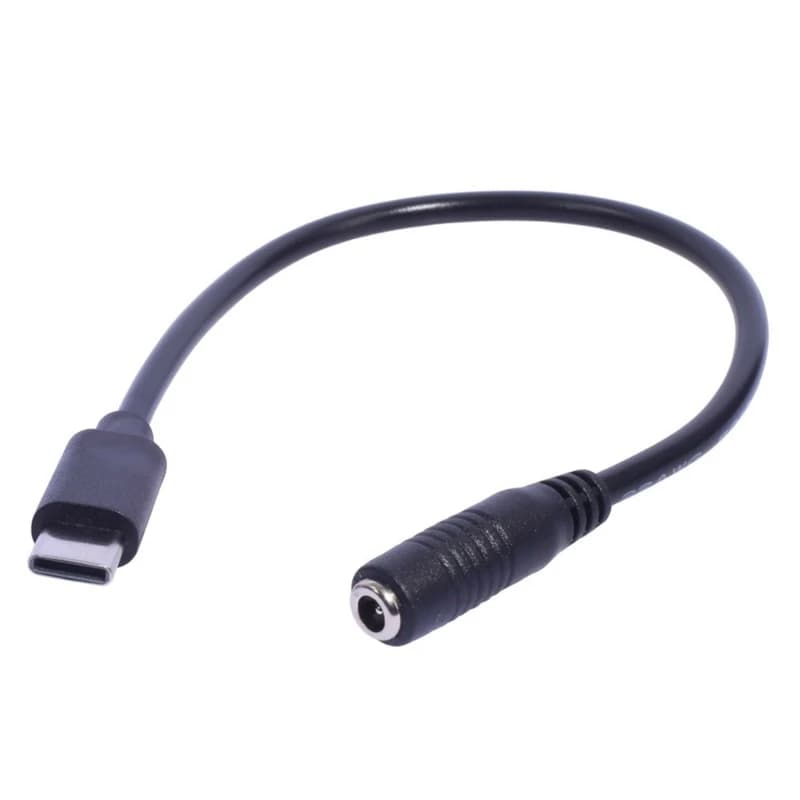 Il cavo di ricarica USB tipo C maschio a 3,5x1,35 mm femmina supporta la ricarica rapida per console di gioco e cuffie