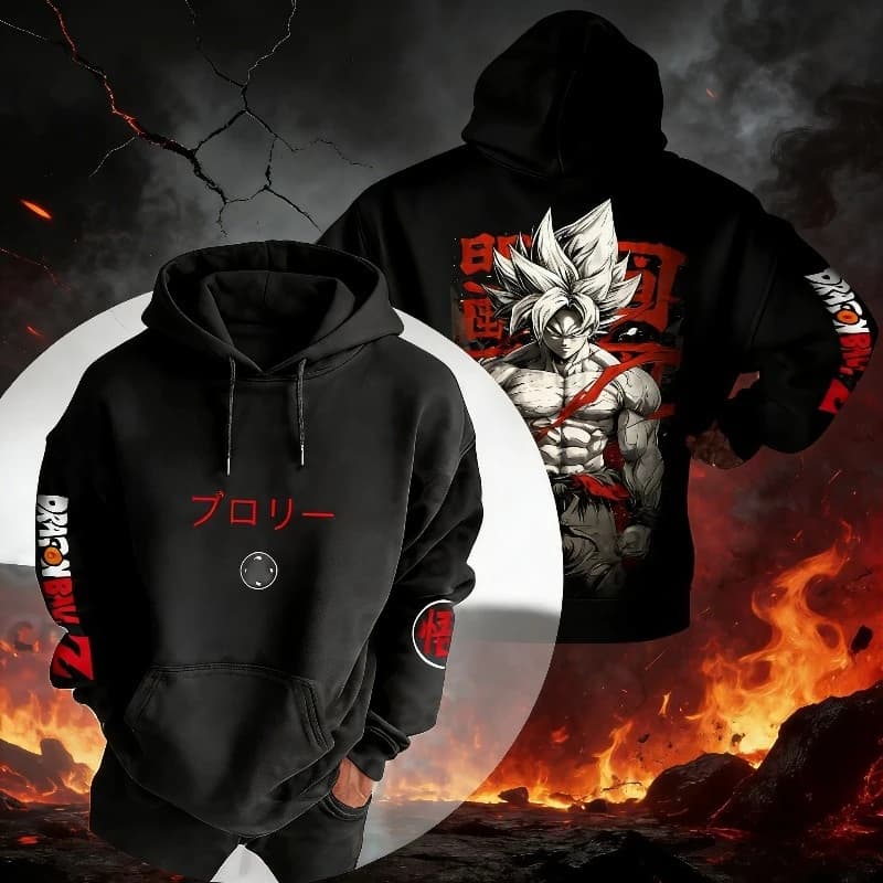 T-shirt, felpa con cappuccio, pantaloncini e pantaloni sportivi Dragon Ball Super Saiyan Son Goku in cotone, stile casual e streetwear, per uomo e donna.