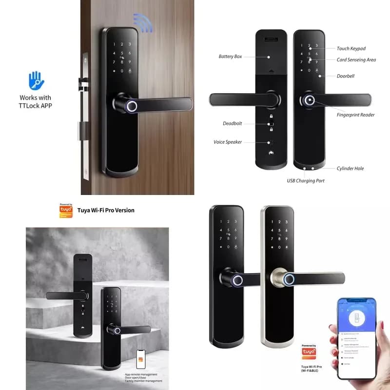 Secukey WIFI Smart Door Locks Hotel Fingerprint