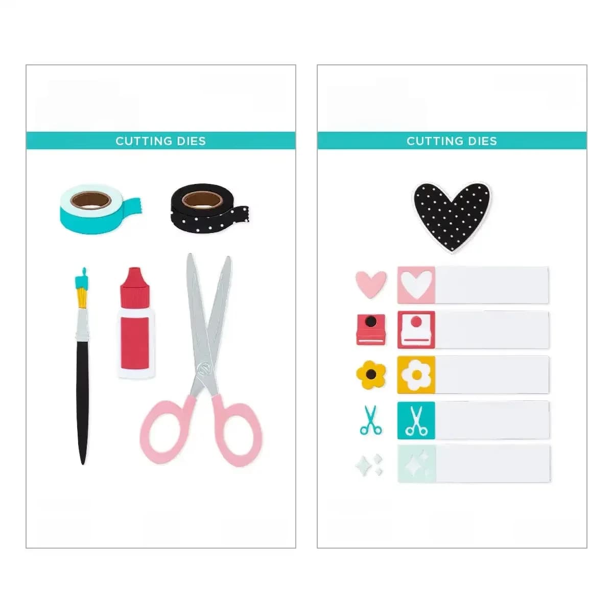 Labels and Sewing Kit Tools Metal Cutting Dies for DIY Making Card Scrapbook Embossed Paper Album Craft Supplies Template