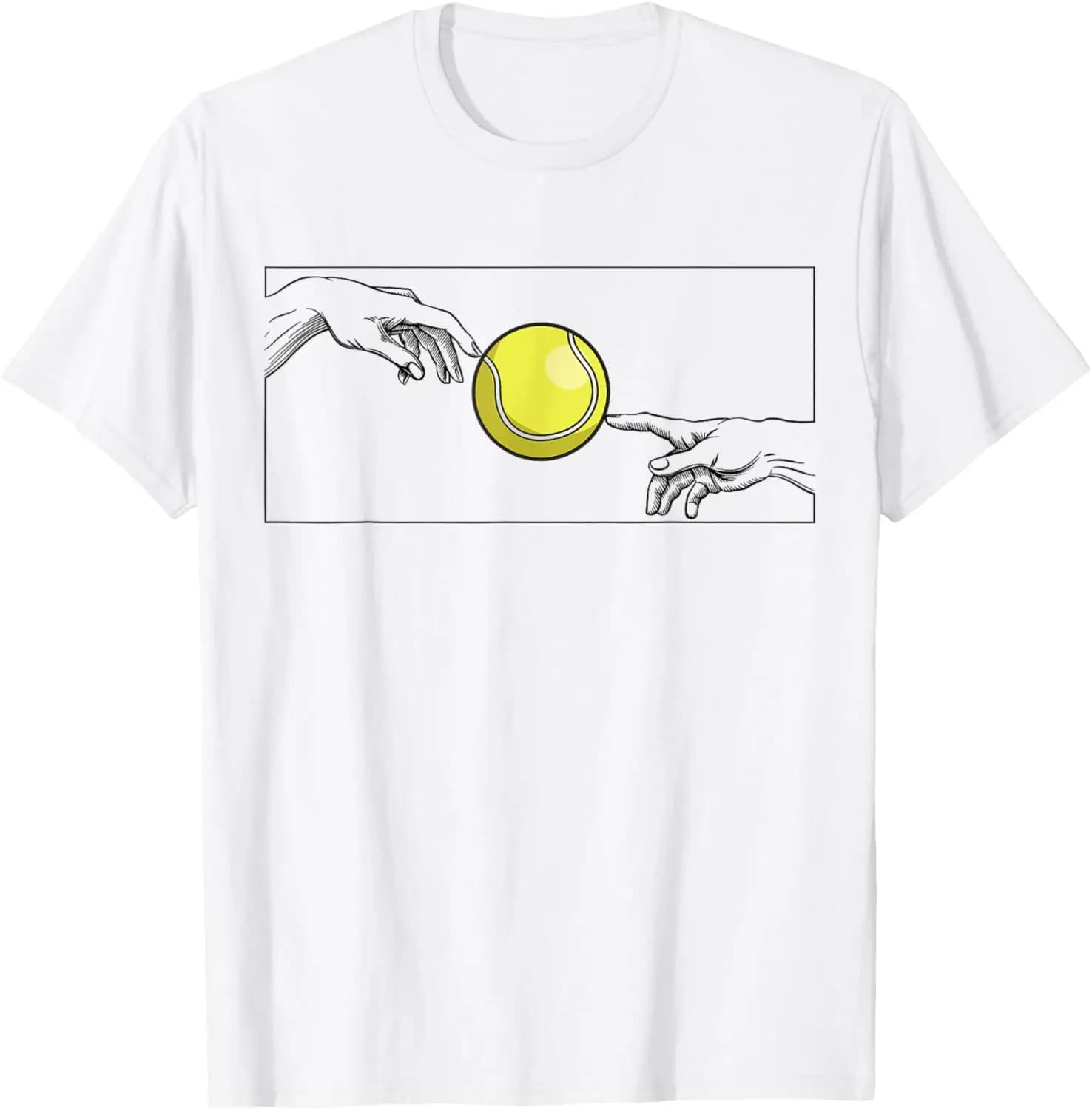 Pallina da tennis per giocatore di tennis per maglietta da tennis Maglietta estiva unisex Top personalizzabile Camiseta Hombre