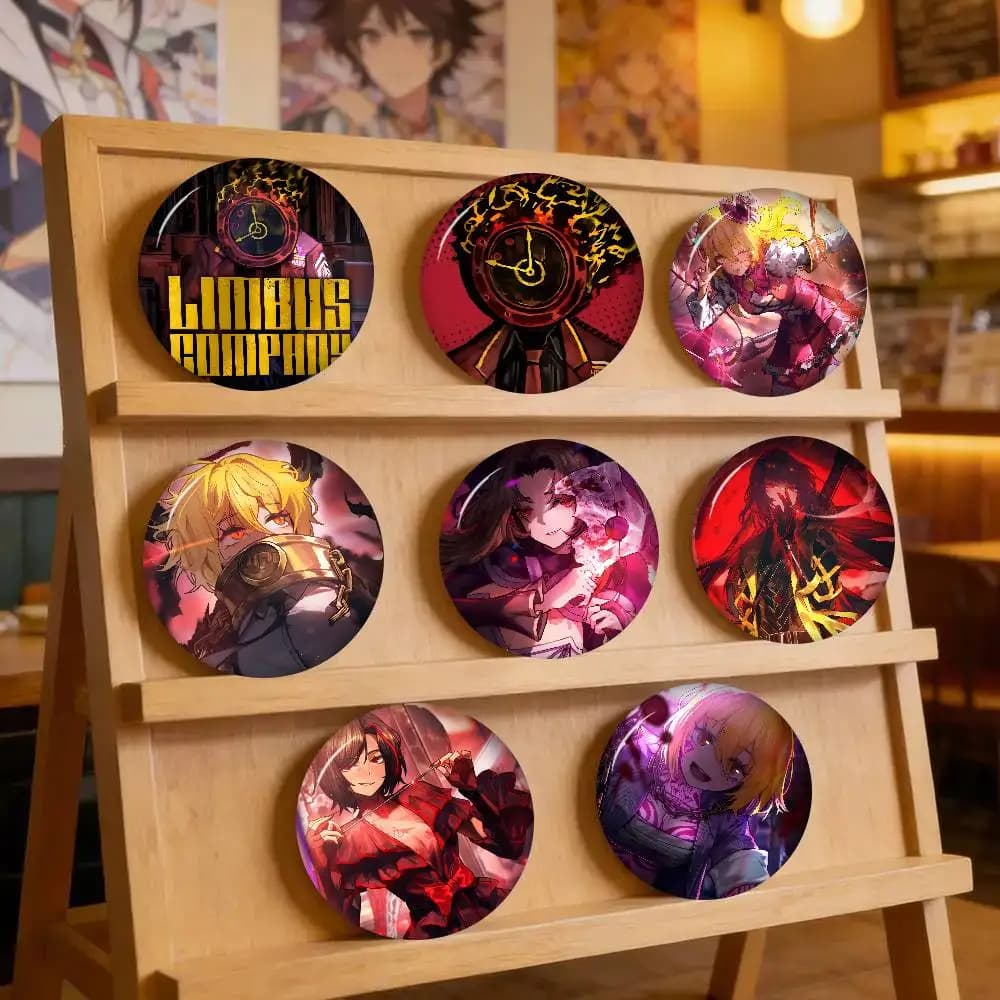 Spilla da giacca e jeans con personaggi anime e cartoni animati di Game Limbus Company, accessorio regalo
