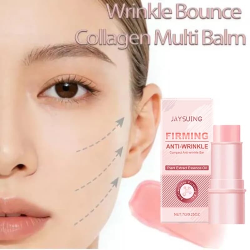 NUOVO Stick Balsamo Multi-Collagene Anti-Rughe, Illuminante e Idratante per la Cura della Pelle