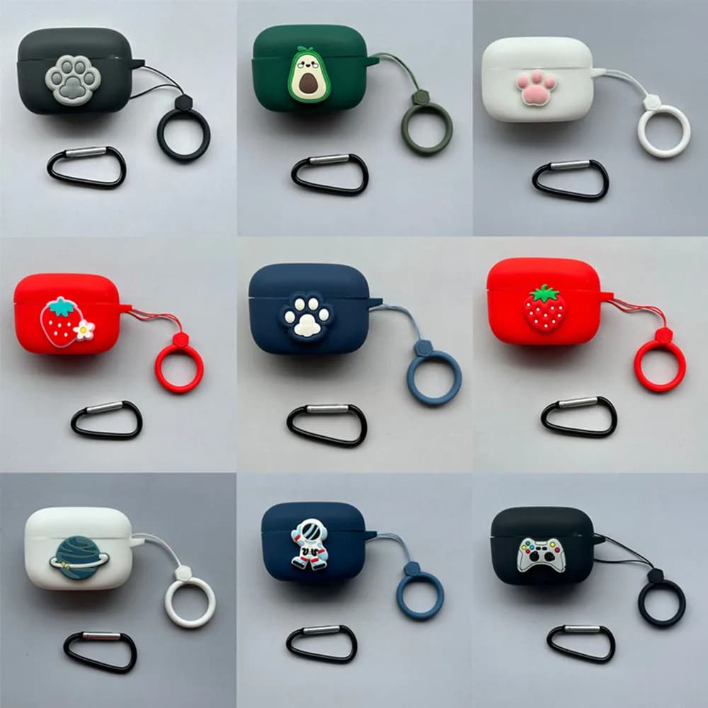 Cartoon Earphone Case for JBL Tune Buds 2 / JBL Tune Buds TWS Refill Box for Silicone Wireless Bluetooth Earphones