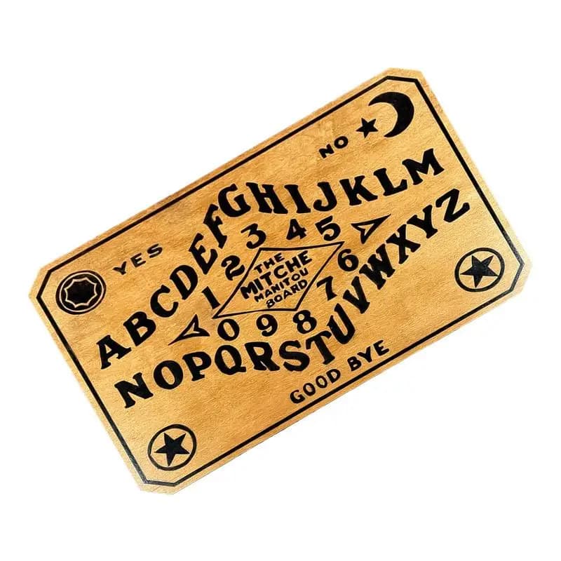 Pendolo Dowsing Divination Board Strega Tavola di legno Messaggio metafisico Ouija Strega Tavola di legno Tavola portatile per spirito parlante