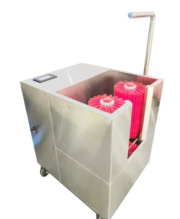 OYLP Industrial Round Brush Shoe Cleaning Machine Clean Zone Work Boot Soles Shoe Cleaning Machine