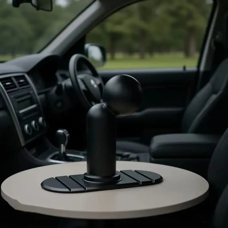 Supporto per telefono cellulare per cruscotto per auto Base per supporto per telefono per auto universale Base per adesivo con testa a sfera da 17 mm Supporto per telefono per auto Accessori per auto