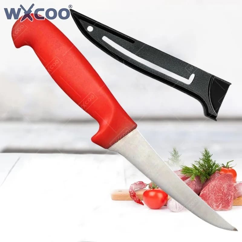Coltelli da Cucina Professionali WXCOO, Coltello per Disossare in Acciaio Inox, Affettatrice per Frutta, Mannaia per Carne, Utensili da Chef per Cucinare