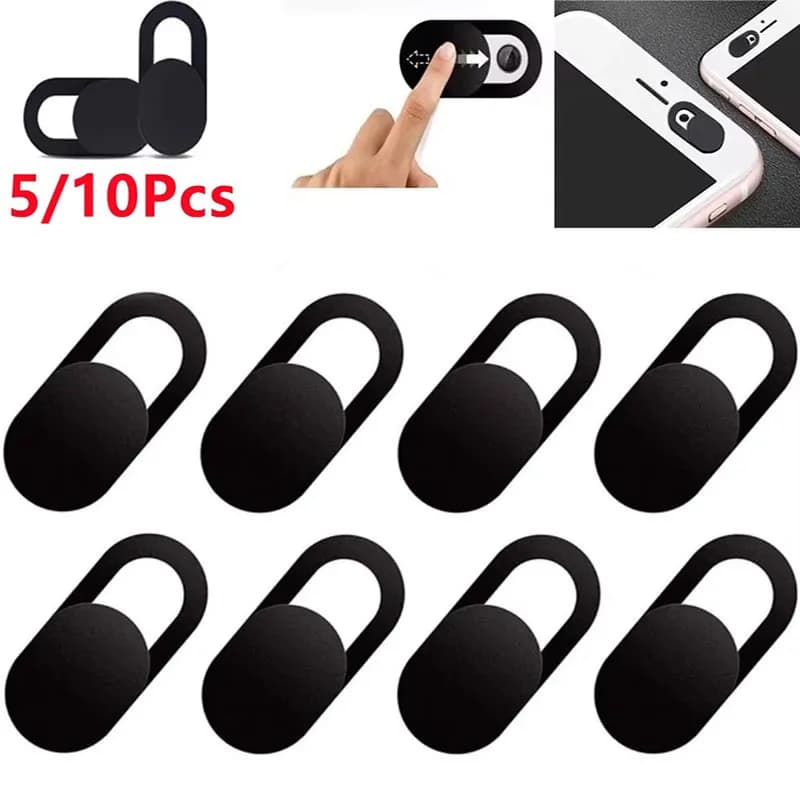 1-50pcs Webcam Cover Capture Magnet Cursor Camera Cover Plastic for iPad Tablet Web Laptop Lenses Phone Mobile Privacy Adhesive