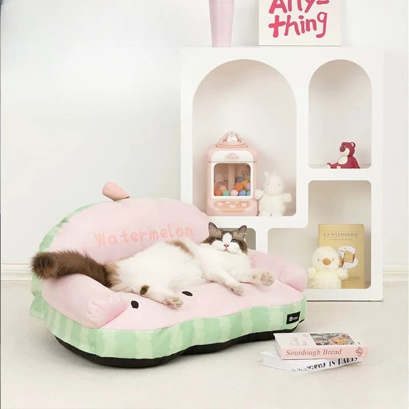 Cuccia per gatti comoda e traspirante, letto per gatti ad alto rimbalzo, divano per animali domestici, divano per cani di piccola e media taglia, cuccia per cani
