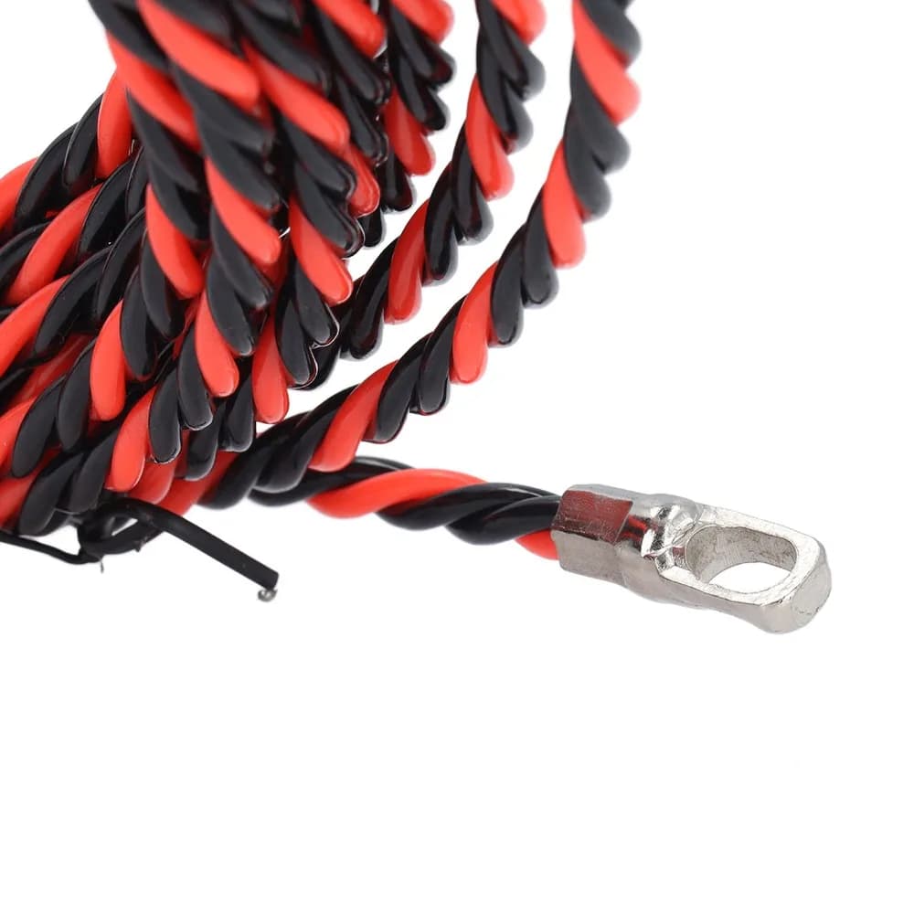 Fastener Flat Head Electrical Wire Threader 15m / 49.2ft With Gloves/Cable Ties Fish Tape Cable Puller Wire Guide Device Wiring