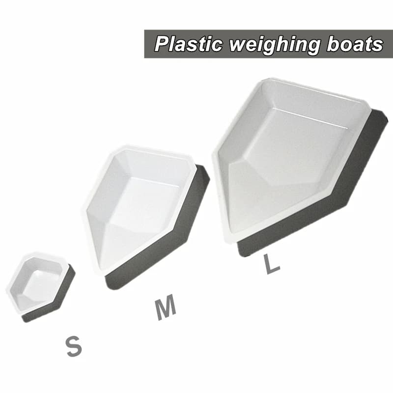 250 Piece Plastic Sample Tray Disposable Square Sample Tray For Laboratory Equipment Storage Trays Surface Plates