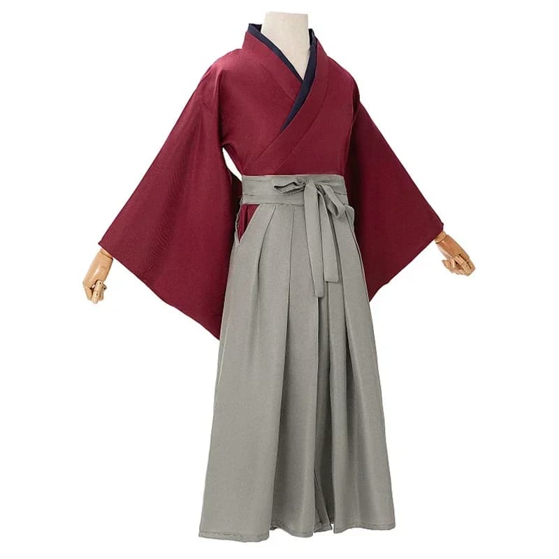2026 Anime Rurouni Kenshin Cosplay Costume Adult Men Kimono Halloween Party Clothes Outfit
