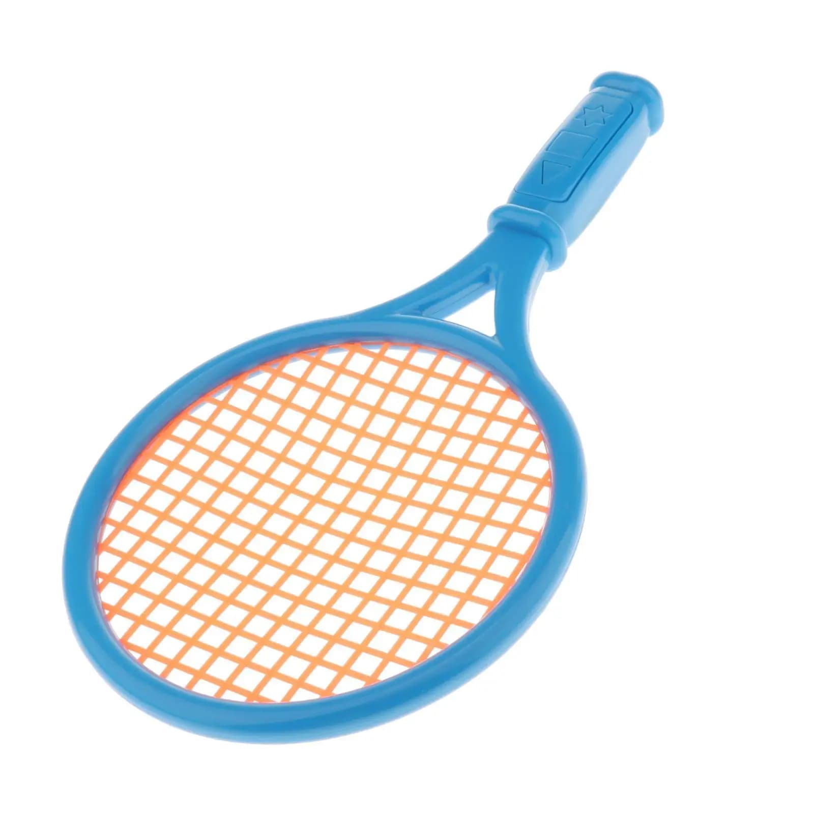 Kit da Tennis in Plastica con Racchetta e Pallina, Giocattolo Educativo Sportivo per Bambini e Principianti, Divertimento all'Aperto per Tutta la Famiglia