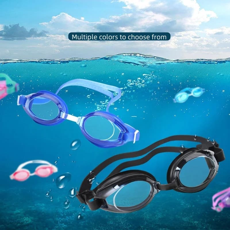 Occhialini da nuoto, occhialini da nuoto unisex ad alta definizione in silicone impermeabile e antiappannamento
