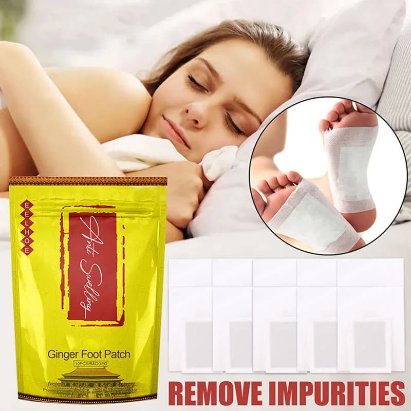 50 Cerotti Detox per Piedi, Pulizia Profonda, Rimozione Tossine, Cura dei Piedi, Dimagrimento, Miglioramento del Sonno, Adesivi per Piedi