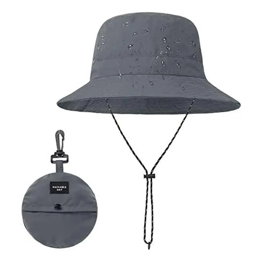 Cappello da pescatore impermeabile cappello da donna estivo da sole protezione anti-uv campeggio escursionismo cappellini da alpinismo cappello da esterno a secchiello Panama