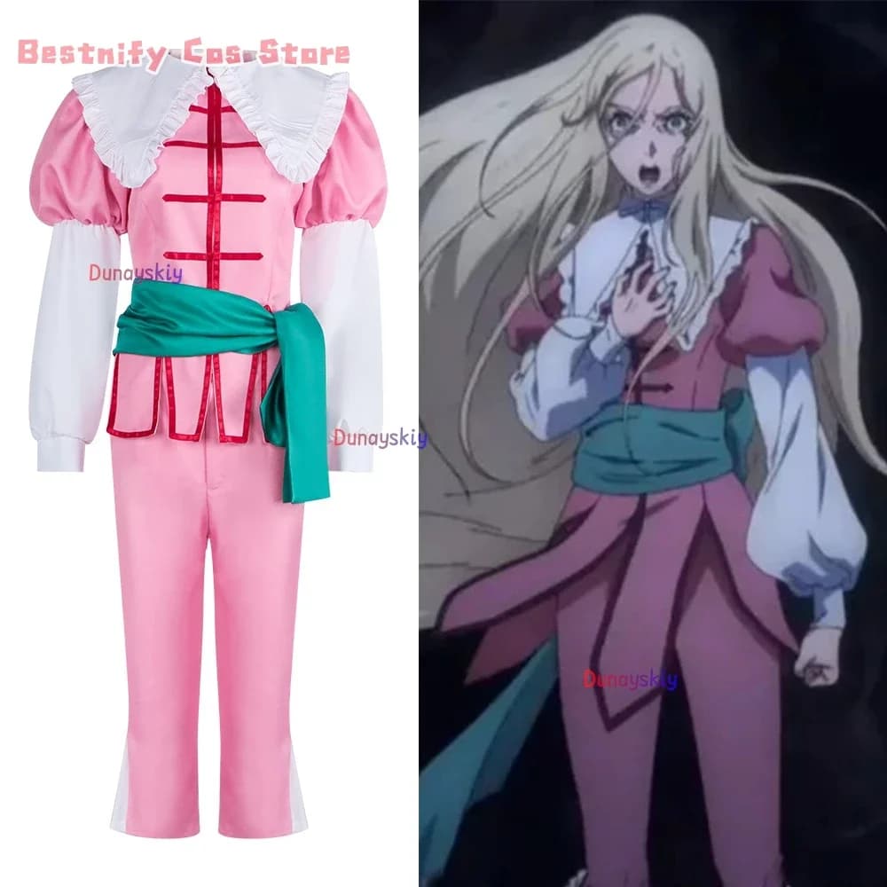CosplayMaria Renard Cosplay Castlevania Nocturne Fantasia Costume Coating Adult Women Top Pants Woman Carnival Halloween Cost