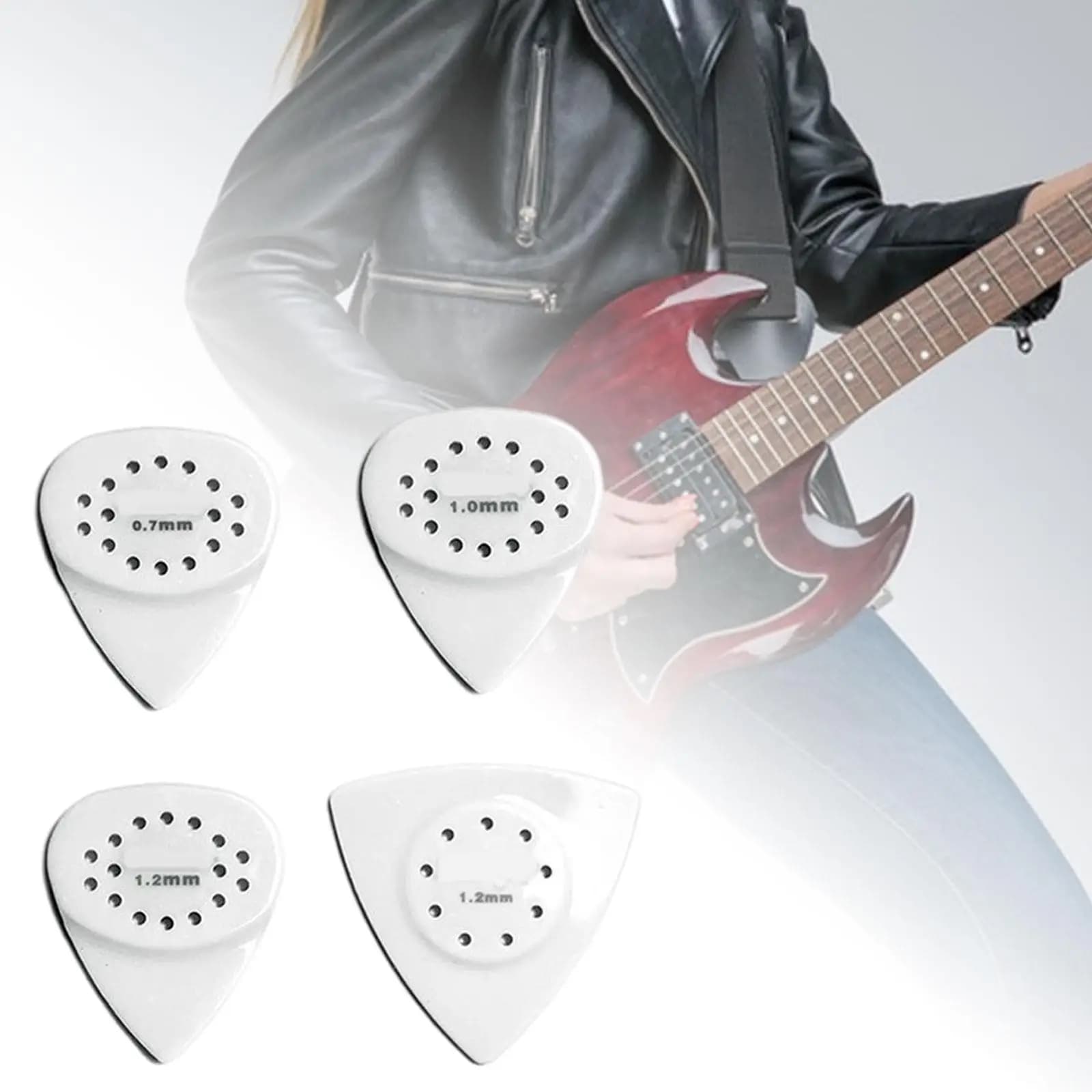 Plettri per chitarra professionali da 4 pezzi per accessori per basso elettrico